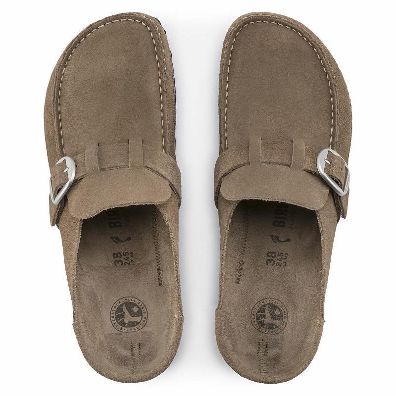 Clogsy Birkenstock Buckley Semisove Damske Hnede | SK 268TCE